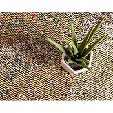 Unique Loom Outdoor Crumpled Area Rug
