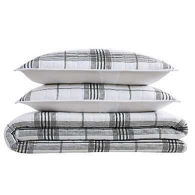 Cottage Classics Plaid Quilt Set