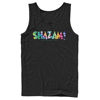 Men's DC Comics Shazam Tie Dye Logo Tank Top