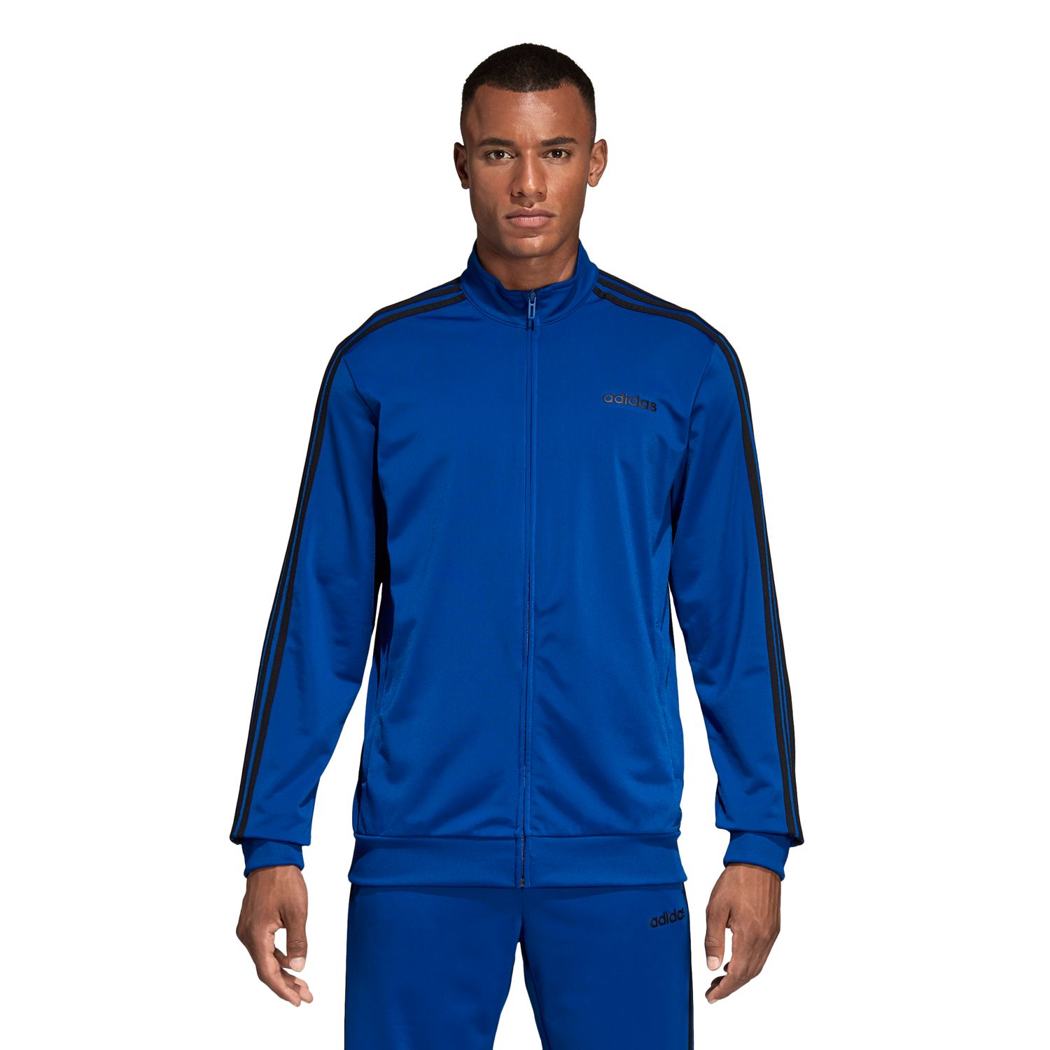 adidas men's essential tricot track jacket