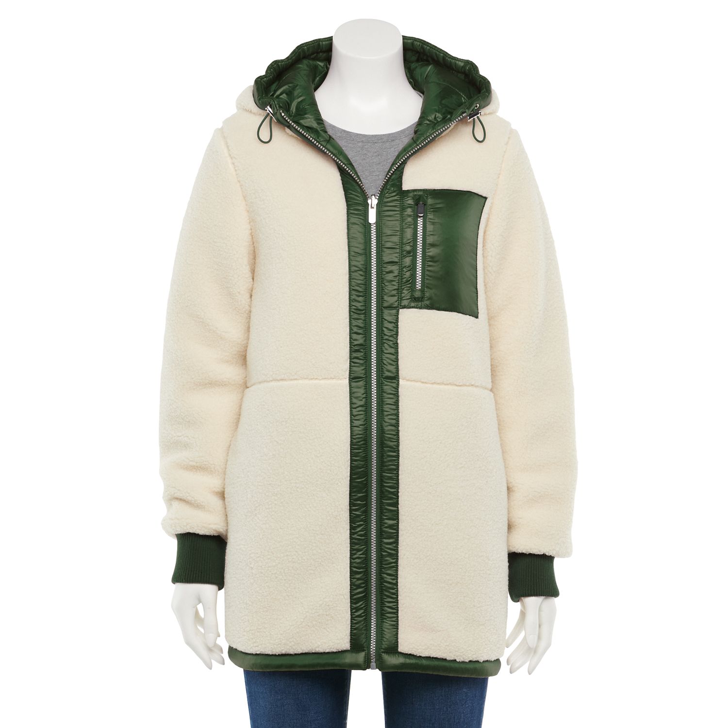 puffer coat green