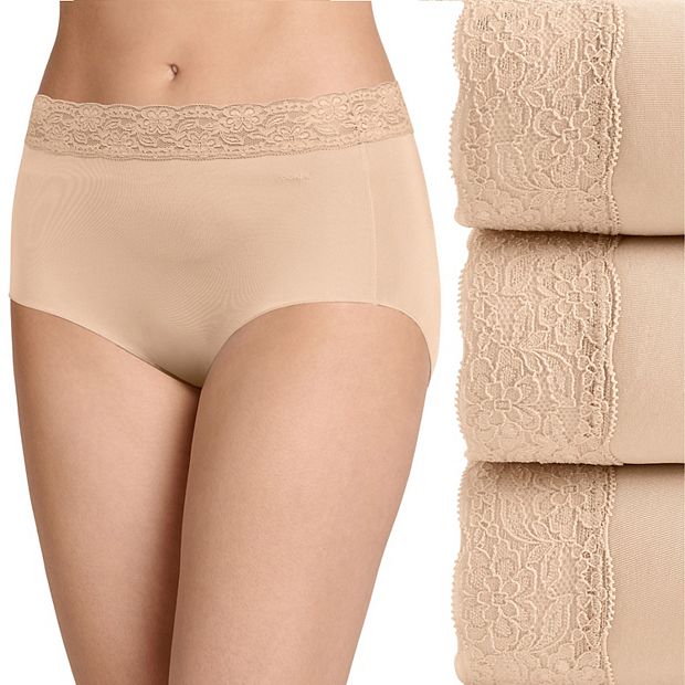 Jockey No Panty Line Promise® Tactel® Lace Full Rise Brief - 3