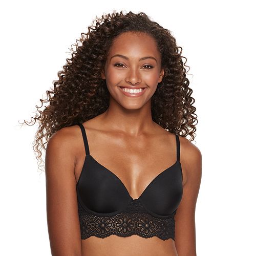 Juniors' SO® Longline Lace TShirt Bra
