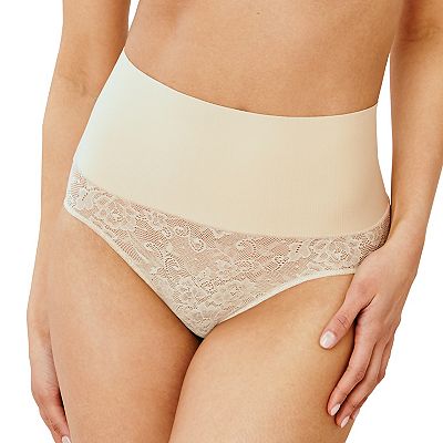 Maidenform womens Tame Your Tummy High Waist Lace Briefs