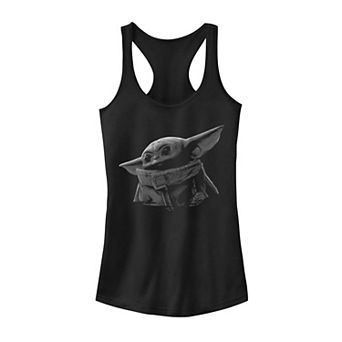 Juniors' Star Wars The Mandalorian The Child Portrait Tank Top
