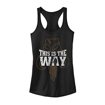 Juniors' Star Wars The Mandalorian This Is The Way Mythosaur Tank Top