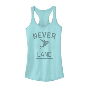 Disney's Peter Pan Tinkerbell Juniors' Never Land Silhouette Tank Top