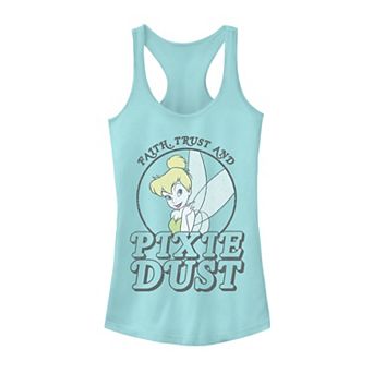 Juniors' Disney's Peter Pan Tinker Bell "Faith, Trust & Pixie Dust" Tank Top