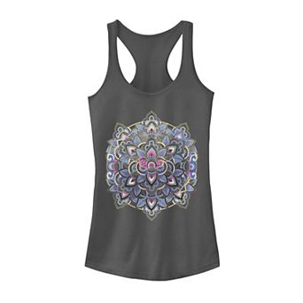 Juniors' Paisley Mandala Tank Top