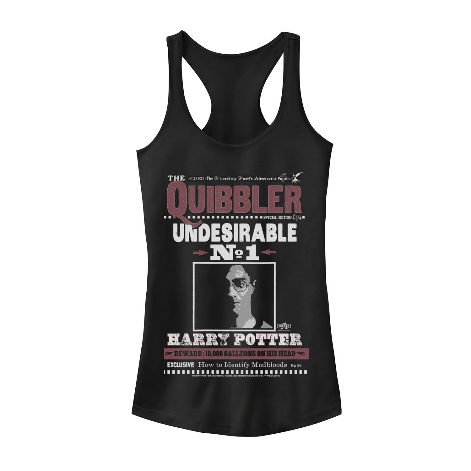 Image for Harry Potter Juniors' The Quibbler Undesirable Number 1 Tank Top at Kohl's.