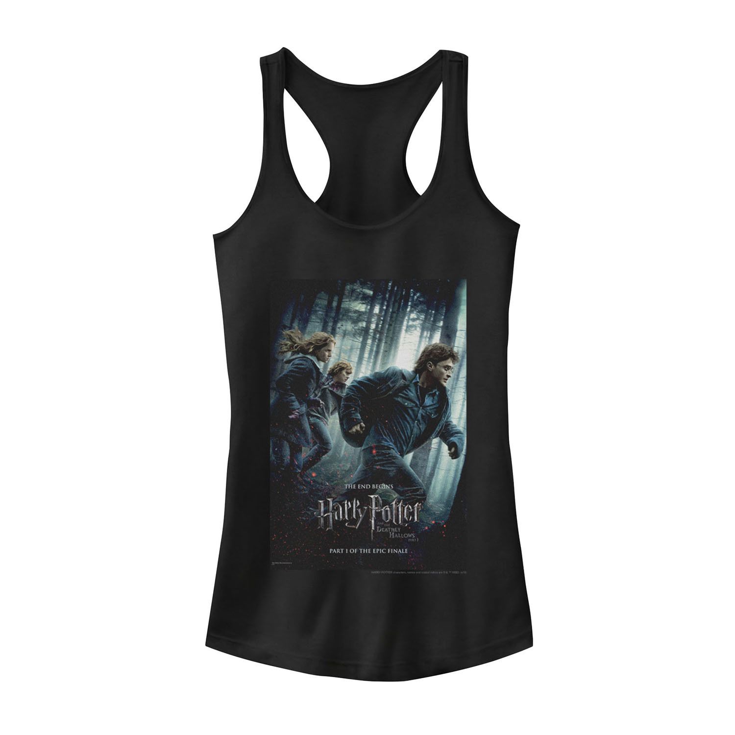 Image for Harry Potter Juniors' Deathly Hallows Group Shot Poster Tank Top at Kohl's.