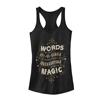 Juniors' Harry Potter Words are an Inexhaustible Source of Magic Tank Top