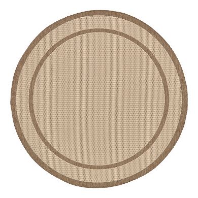 Unique Loom Border Indoor Outdoor Area Rug