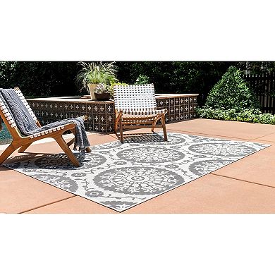 Unique Loom Medallion Indoor Outdoor Area Rug