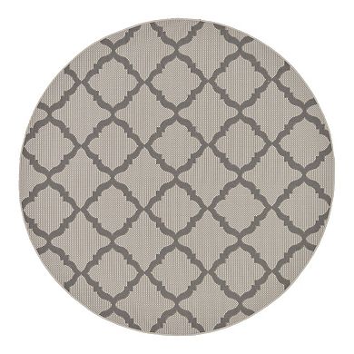 Unique Loom Raised Trellis Indoor Outdoor Area Rug
