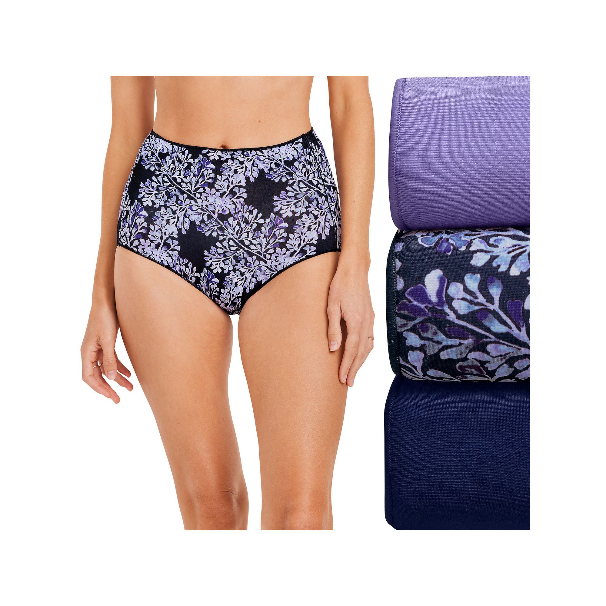 Womens Jockey® No Panty Line Promise 3-Pack Full Rise Brief Panty Set 187