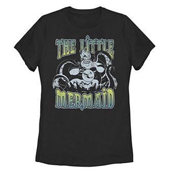 Juniors' Disney's The Little Mermaid Ursula Neon Sea Witch Tee