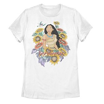 Disney's Pocahontas Juniors' Sunflowers Tee