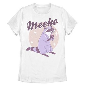Juniors' Disney's Pocahontas Meeko Eating Portrait Tee