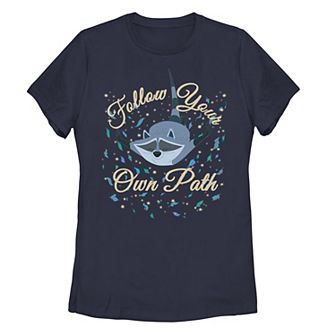 Disney's Pocahontas Meeko Follow Your Own Path Text Juniors' Tee