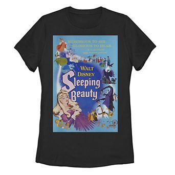 Juniors' Disney's "Sleeping Beauty" Classic Movie Poster Tee