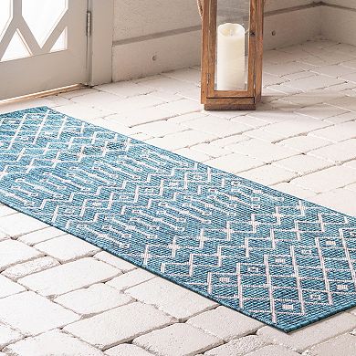 Unique Loom Outdoor Tribal Trellis Rug