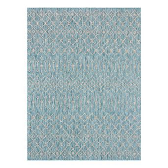 Unique Loom Outdoor Tribal Trellis Rug