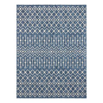 Unique Loom Outdoor Tribal Trellis Rug