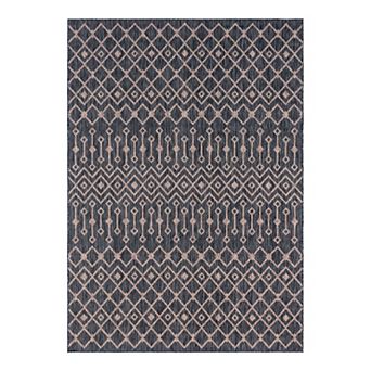 Unique Loom Outdoor Tribal Trellis Rug
