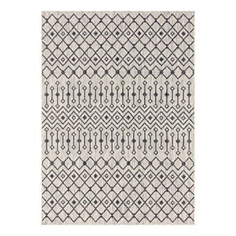 Unique Loom Outdoor Tribal Trellis Rug