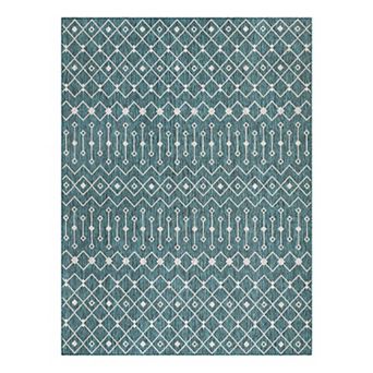 Unique Loom Outdoor Tribal Trellis Rug