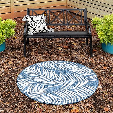 Unique Loom Outdoor Palm Rug