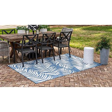 Unique Loom Outdoor Palm Rug