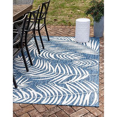 Unique Loom Outdoor Palm Rug