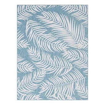 Unique Loom Outdoor Palm Rug