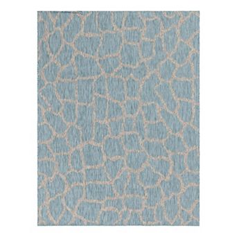 Unique Loom Giraffe Outdoor Rug