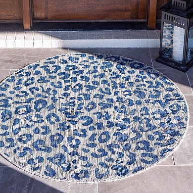 Unique Loom Loepard Outdoor Rug