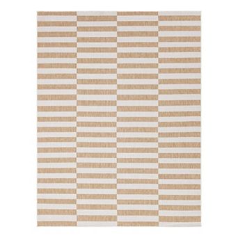 Unique Loom Outdoor Striped Rug