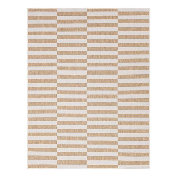Unique Loom Outdoor Striped Rug