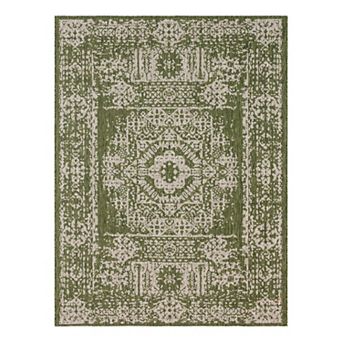 Unique Loom Timeworm Outdoor Rug