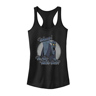 Juniors' Disney's Hercules Hades Whoa Is My Hair Out Graphic Tank Top