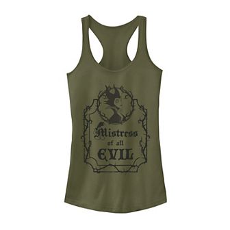 Juniors' Disney's Sleeping Beauty Maleficent Mistress Graphic Tank Top