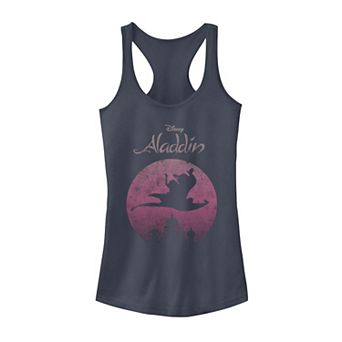 Disney's Aladdin & Jasmine Juniors' Silhouette Over Agrabah Tank Top
