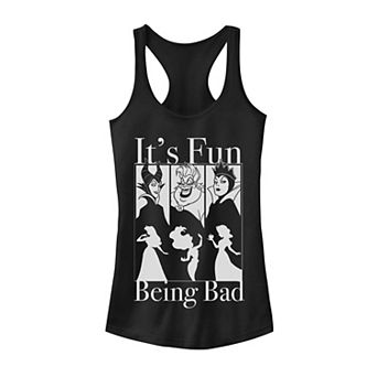 Disney's Villain Trio "It's Fun Being Bad" Juniors' Tank Top