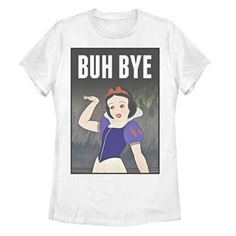 Juniors' Disney's Snow White "Buh Bye" Poster Tee