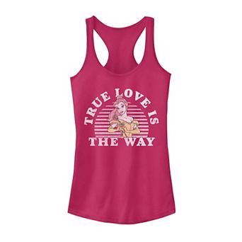 Juniors' Disney's Beauty & The Beast Belle True Love Is The Way Graphic Tank Top