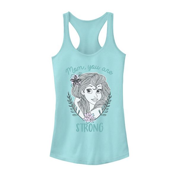 Juniors' Disney's The Little Mermaid Ariel Strong Mother's Day Tank Top