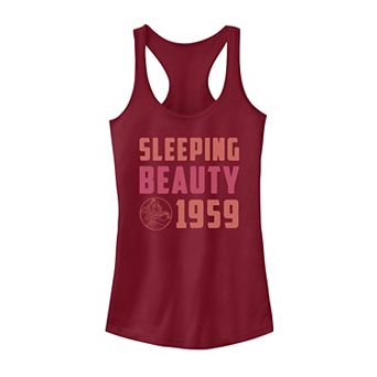 Juniors' Disney's Sleeping Beauty 1959 Retro Circle Logo Tank Top