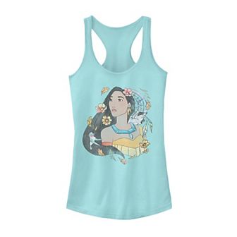 Disney's Pocahontas Dreamcatcher Watercolor Juniors' Tank Top