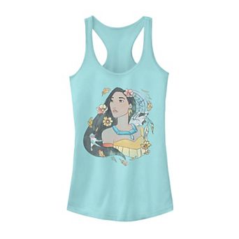 Disney's Pocahontas Dreamcatcher Watercolor Juniors' Tank Top